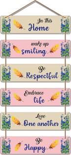 Artvibes Positive Quote Decorative Wooden Wall Hanging for Home Decor Item (WH_3261N)