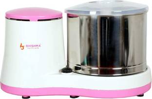 BHISHMA Beyond the quality Table Top Wet Grinders, 2L (Pink/White) Wet Grinder