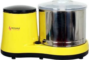 BHISHMA Beyond the quality Table Top Wet Grinders, 2L (Yellow/Black) Wet Grinder