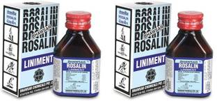 JENI ENTERPRISE Rosalin Linement Ayurvedic Oil_Pain Relief - 80 ml Pack of 2 (2*80ml) Liquid