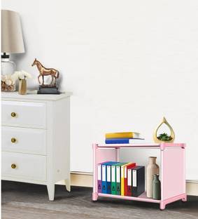 octavic Plastic 2 Shelf Book Organizer Plastic Open Book Shelf