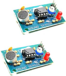 INVENTO 2Pcs Sound Sensor Big Microphone Sensor High Sensitivity Sound Detection Module Automotive Electronic Hobby Kit