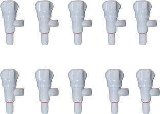 droptech Plastic PVC & P.P. Stop Cock/Fancy Angle Valve Fancy Angel Valve/Angular Stop Cock with Wall Flange Angle Cock Faucet