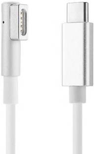 microware USB Type-C to MagSafe 1 (L-Tip) Charging Cable for MacBook Air / Pro 100 W Adapter