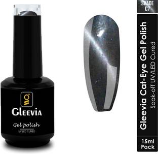 Gleevia Cat-Eye UV Gel Polish| Magnetic Gel Polish for Professionals 15ml Brush Cap C7 Shade C7