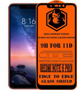TWIGLO Edge To Edge Tempered Glass for Mi Redmi Note 6 Pro
