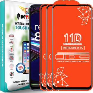 PikTrue Edge To Edge Tempered Glass for Realme 8S 5G