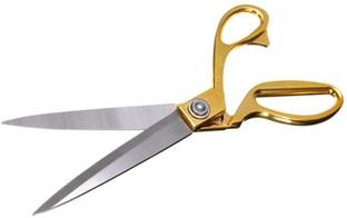 Skab Stainless-Steel Scissors, Gold and Silver for Cloth Cutting (10 Inches) Scissors