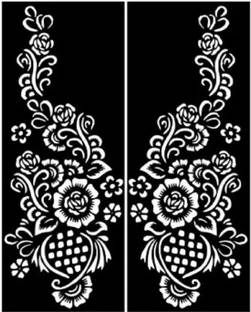 KICKWIX enna Tattoo Stencil (Set of 2) Temporary