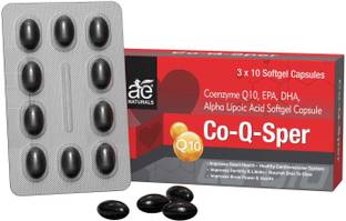 AE Naturals Co-Q Sper Coenzyme Co Q10 With Alpha Lipoic Acid Soft gel Capsules