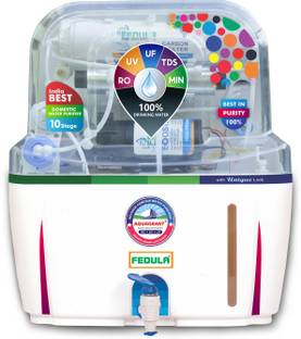 fedula Plus RO Water Purifier| 7Stage Water Purification New Look 16 L RO + UF + UV + UV_LED + TDS Con...
