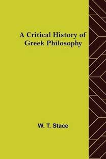 A Critical History of Greek Philosophy
