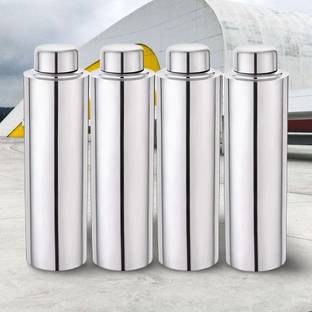 BIGWIN stainless steel fridge water bottle 1000ml (Pack of 4 Steel/Chrome) 4000 ml Bottle 1000 ml Bottle