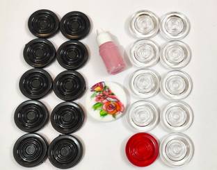 Garg Enterprises CRYSTAL CARROM COINS Carrom Pawns