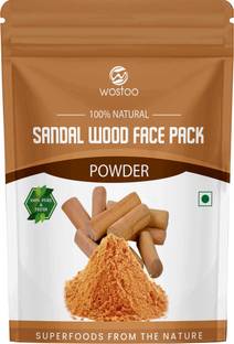 Wostoo 100% Natural Sandalwood /Chandan Powder For Face Pack | Facial and Skin Care 50g (Pack of 1)