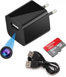 IFITech Mini USB Charger Security Spy Nanny Camera with 64GB SD Card Security Camera