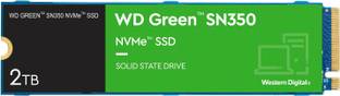 WESTERN DIGITAL WD Green Nvme SN350 2 TB Desktop, Laptop Green, Black PCIe NVMe Internal Solid State Drive (SSD) (WDS200T3G0C)