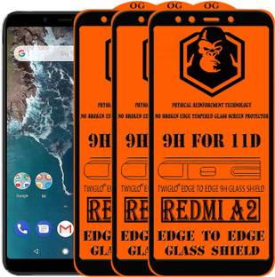 TWIGLO Edge To Edge Tempered Glass for Mi A2