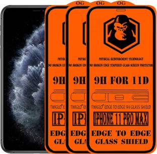 TWIGLO Edge To Edge Tempered Glass for apple IPHONE 11 PRO MAX