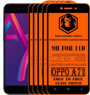 TWIGLO Edge To Edge Tempered Glass for Oppo A71