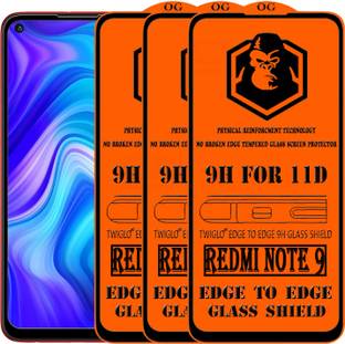 TWIGLO Edge To Edge Tempered Glass for REDMI NOTE 9