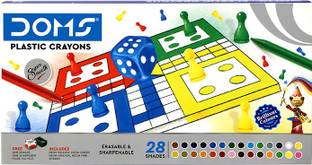 DOMS PLASTIC CRAYONS