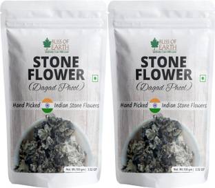 Bliss of Earth 2x100gm Stone Flower, Dagad Phool, Kalpasi, Aromatic Spice for cooking Biryani