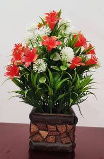 BK Mart Wild Artificial Plant  with Pot