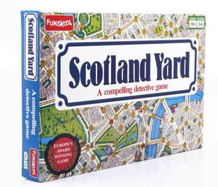 FUNSKOOL Scotland Yard, A Compelling Detective And Strategy,Animal Party & Fun Board Game