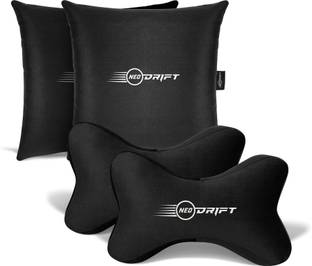 Neodrift Black Memory Foam, Velvet Car Pillow Cushion for Universal For Car