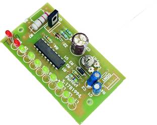 Pcb And Electronics 10 LED HIGH QUALITY MONO VU METER FOR PROFFESIONAL AMPLIFIER Electronic Components Electronic Hobby Kit