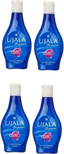 उजाला सुप्रीम फैब्रिक व्हाइटनर 300ML (75ML X 4) 4 का पैक फ्रेश फैब्रिक व्हाइटनर