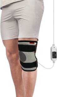 Addmax Adjustable Heating Knee Pads Orthopedic Electric Heat Belt Knee Support Brace Heating Pad