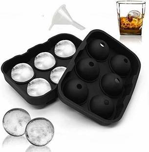 Wishbone 0.5 L Silicone Silicone Spherical 6 Round Ball Ice Cube Tray Ice Bucket