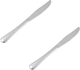 Convay 2 Pc Stainless Steel Knife Stainless Steel Cutlery Set of 2 Pcs Butter Knife