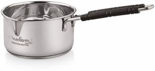 NEELAM Stainless Steel 10 22G Induction Bottom Saucepan 1150 ML Sauce Pan 16.5 cm diameter 1.15 L capacity