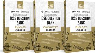 Oswal-Gurukul Most Likely ICSE Question Bank Class 9 Bundles (Set Of 3) : Physics, Chemistry & Biology For Exam 2023