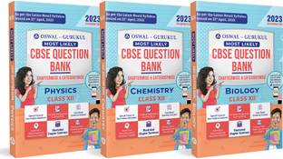 Oswal-Gurukul Most Likely CBSE Question Bank Class 12 Bundles (Set Of 3) : Physics, Chemistry & Biology For Exam 2023
