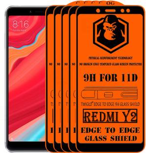 TWIGLO Edge To Edge Tempered Glass for Mi Redmi Y2