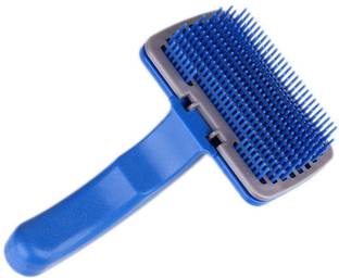 PetsFriendly Dog Plastic Slicker Brush with Press Key Slicker Brushes Slicker Brushes for  Dog, Cat