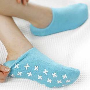 PKK TRADERS Ultra-Soft Moisturizing Socks Spa Gel Vitamin E And Oil Infuse For Repair Dry Cracked Skins