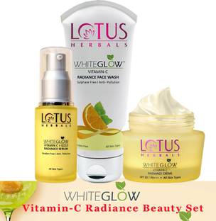 LOTUS HERBALS WhiteGlow Vitamin-C Radiance Beauty Set