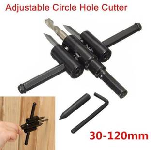 COSTO Circle Cutter 30-120mm Adjustable Circle Hole Saw Drill Bit Cutter Drill Bit DIY Circle Cutter 30-120mm Adjustable Circle Hole Saw Drill Bit Cutter Drill Bit DIY