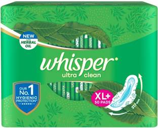Whisper Ultra clean XL+ Wings Green Sanitary Pad