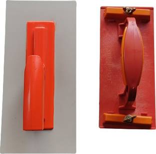 pj traders ORANGE PLASTER AND ROOSA Synthetic Trim Paint Brush