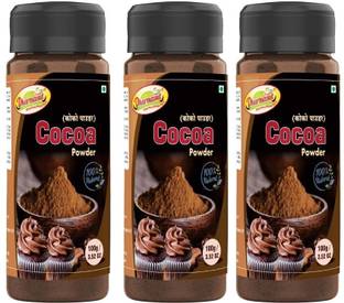 Dharmasut Cocoa Powder | 100% Pure, Natural And Unsweetened | 100g*3 | Cocoa Powder