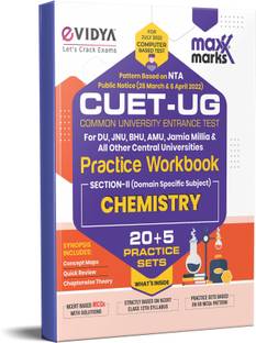 Maxx Marks NTA CUET (UG) CHEMISTRY 25 Sample Question Papers for DU, JUNU, BHU, AMU & All Central Universities  - CUET 2022 Entrance Exam Book 20+5 Practice Sets Central Universities Common Entrance Test, Common University Entrance Test 2022