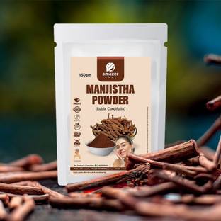 Amazer Care Manjistha Powder (Rubia Cordifolia) for Face, Skin & Hair Care