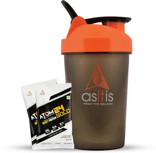 AS-IT-IS Nutrition ATOM 24 Gold Whey Protein - 31 x 2 Sachets with Shaker Whey Protein