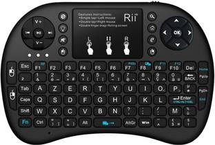 Wifton Backlit i8 Mini Wireless Keyboard 2.4ghz English Air Mouse with Touchpad-X20 Bluetooth Handheld Multi-device Keyboard Compatible with Desktop, Laptop, Mac RED BACKLITE,Backlit i8 Mini Wireless Keyboard 2.4ghz English Air Mouse with Touchpad for Laptop TV Android TV Box
